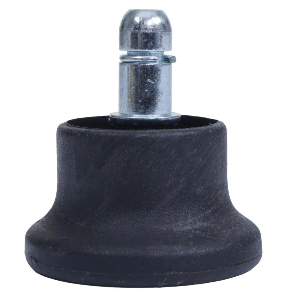 5er-Set Bodengleiter MCW-K72 statt Rollen - fester Stand für Bürostuhl/Esszimmerstuhl, Fußgleiter, Ø 11mm schwarz
