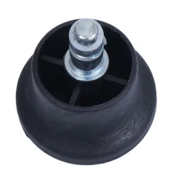 5er-Set Bodengleiter MCW-K72 statt Rollen - fester Stand für Bürostuhl/Esszimmerstuhl, Fußgleiter, Ø 11mm schwarz