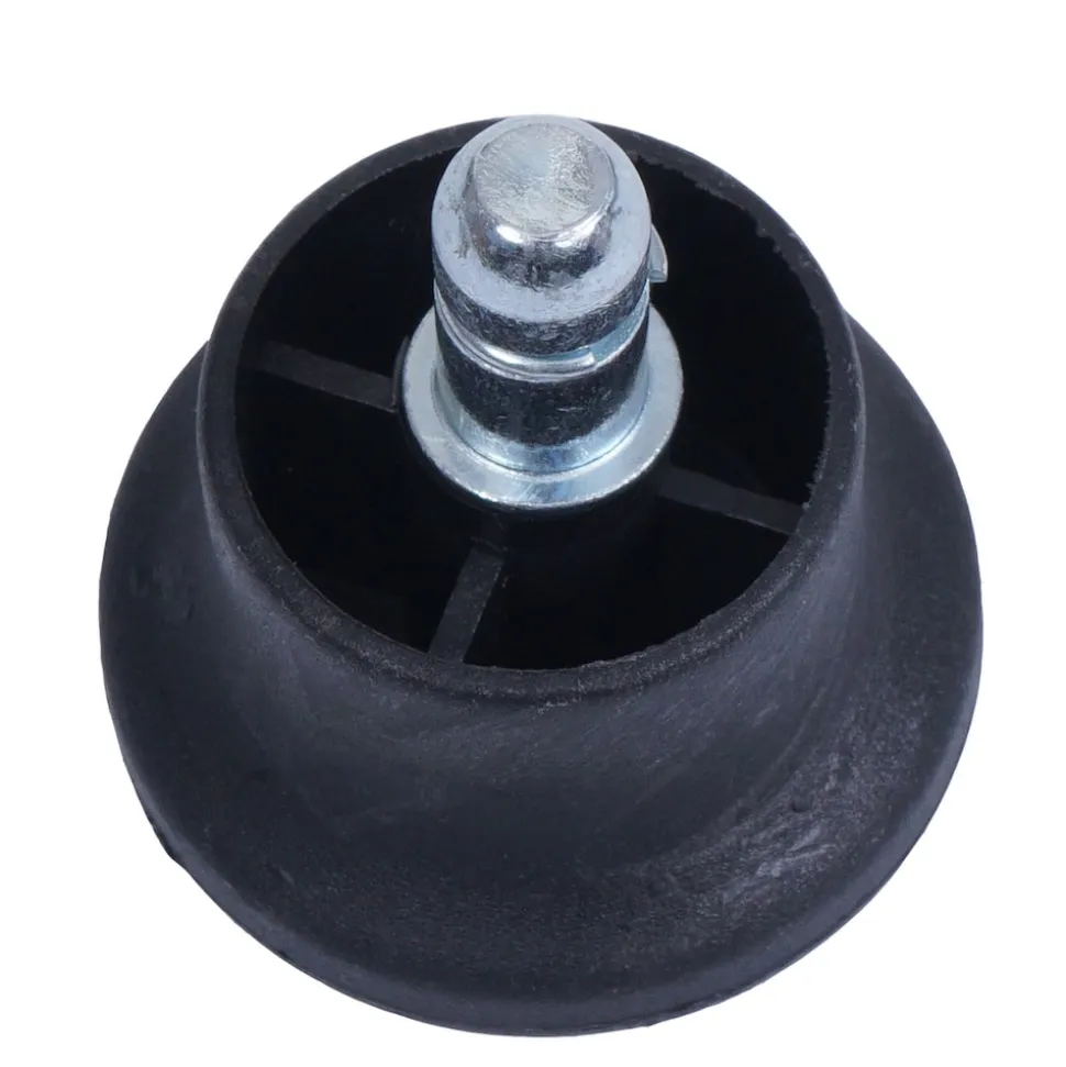 5er-Set Bodengleiter MCW-K72 statt Rollen - fester Stand für Bürostuhl/Esszimmerstuhl, Fußgleiter, Ø 11mm schwarz