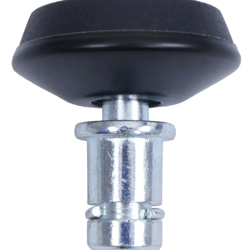 5er-Set Bodengleiter MCW-K74 statt Rollen - fester Stand für Bürostuhl/Esszimmerstuhl, Fußgleiter, Ø 11mm ~ schwarz