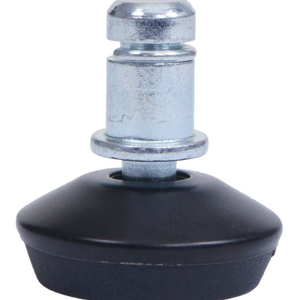 5er-Set Bodengleiter MCW-K74 statt Rollen - fester Stand für Bürostuhl/Esszimmerstuhl, Fußgleiter, Ø 11mm ~ schwarz