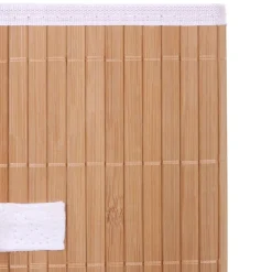 4er-Set Faltbox MCW-C21, Korb Aufbewahrungskorb Ordnungsbox Sortierbox Aufbewahrungsbox, Bambus 32x32x32cm ~ naturfarben