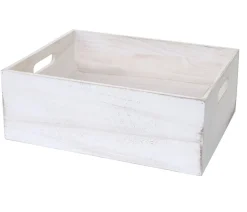 6er Set Holzbox MCW-C20, Dekokiste Aufbewahrung Holzkiste, Shabby-Look Vintage ~ weiß shabby
