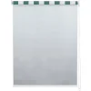 2er-Set Rollo MCW-D52, Fensterrollo Seitenzugrollo Jalousie, 100x160cm Sonnenschutz blickdicht ~ grün/weiß