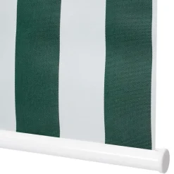 2er-Set Rollo MCW-D52, Fensterrollo Seitenzugrollo Jalousie, 100x160cm Sonnenschutz blickdicht ~ grün/weiß
