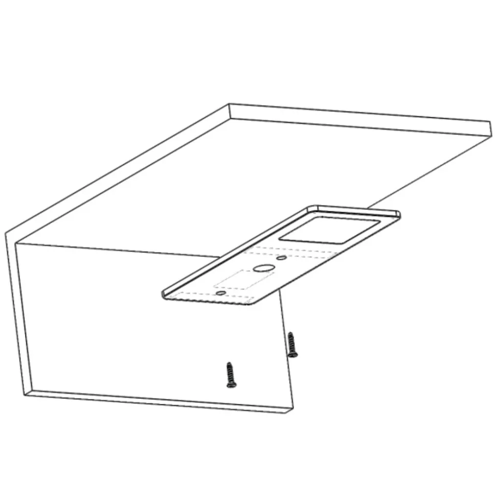 1er Set Unterbauleuchte TooFlat warmweiß