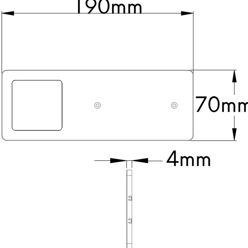 3er Set Unterbauleuchte TooFlat neutralweiß