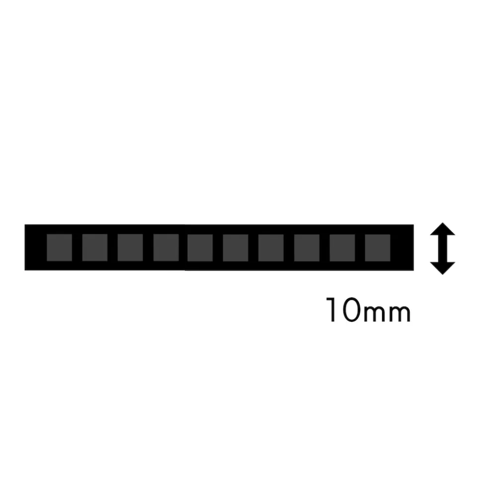 10-Fach-Verteiler für bestehende Leuchten-Sets, schwarz, 10cm Kabellänge