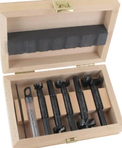 Famag Bormax 2.0 Forstnerbohrer Set mit Zentrierspitze, 5-teilig, 15-35 mm