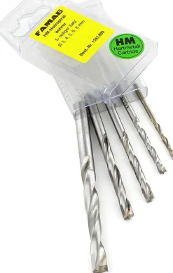 Famag Holzspiralbohrer Set HM 5-tlg Bohrer ü?èà 3-4-5-6-8mm Holzbohrer Box 1593805