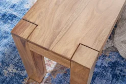 FineBuy Akazie Massivholz Esszimmer Sitzbank Bank 180 x 35 cm Esszimmerbank