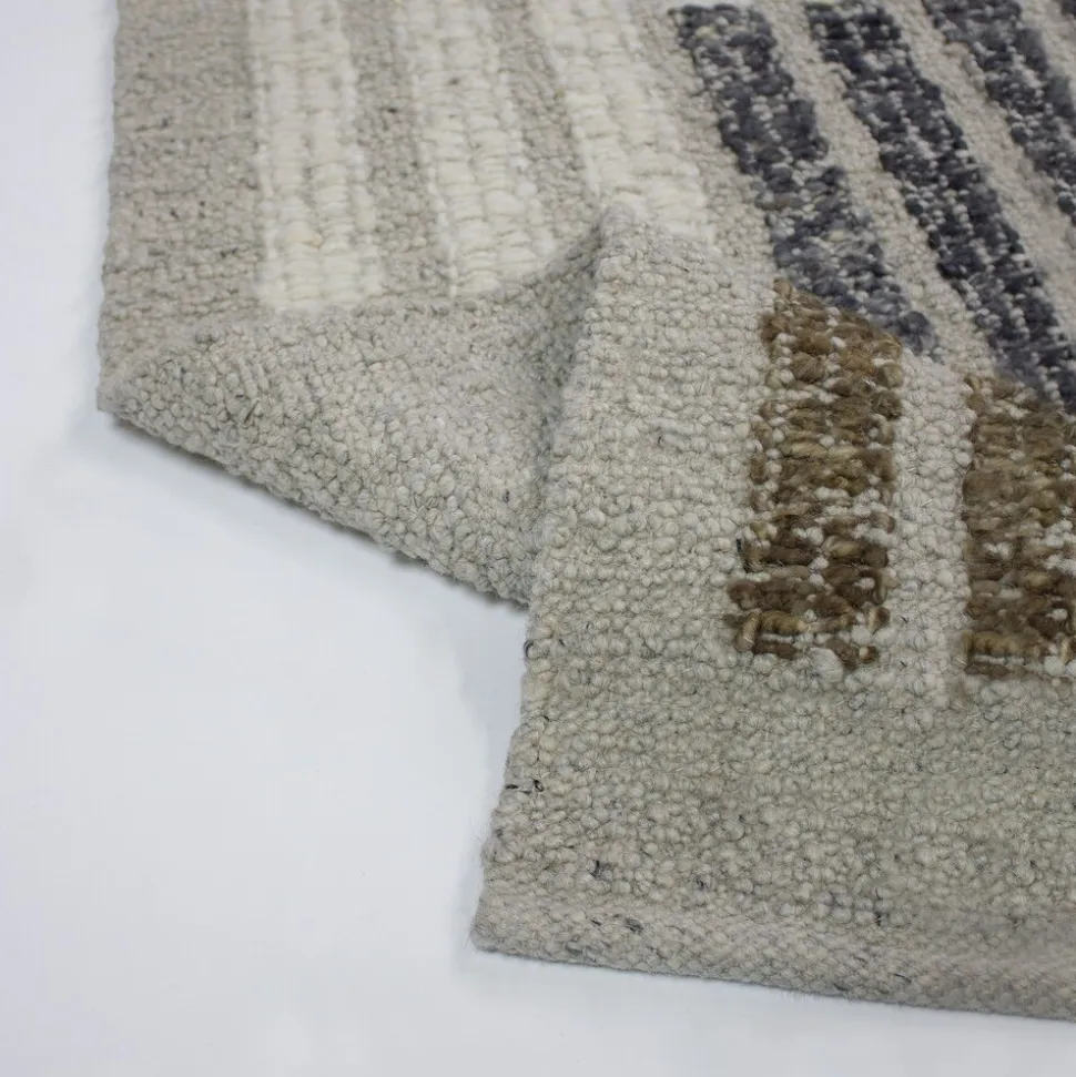 Flachgewebe-Teppich geometrisch Bunt 140 x 200 cm - ALDER | Kadima