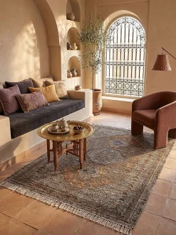 Flachgewebe-Teppich Kelim-Orient Natur 160 x 230 cm - BERMEO | Kadima