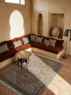 Flachgewebe-Teppich Kelim-Orient Natur 160 x 230 cm - BERMEO | Kadima