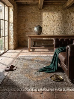 Flachgewebe-Teppich Kelim-Orient Natur 160 x 230 cm - BERMEO | Kadima