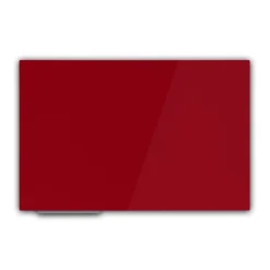 floordirekt Magnetisches Glas-Whiteboard | Rot