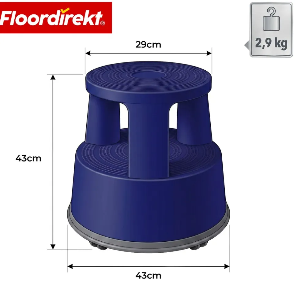 Floordirekt Rollhocker | Elefantenfuß | Kunststoff | T7