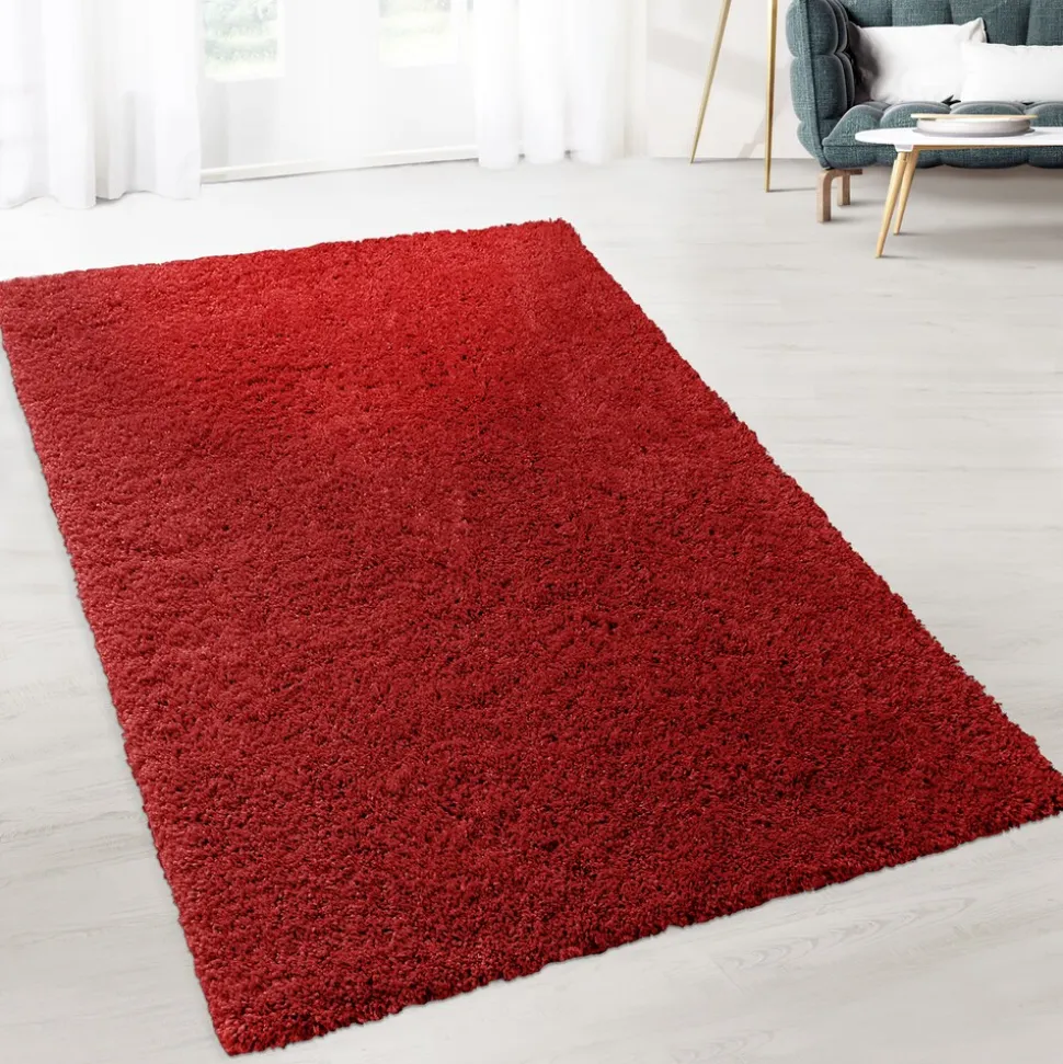 floordirekt Shaggy-Teppich Prestige | Rot