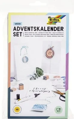 folia Bastelset Adventskalender Geschenktüten