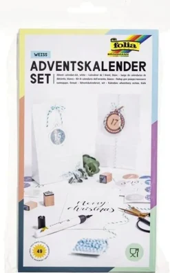 folia Bastelset Adventskalender Geschenktüten