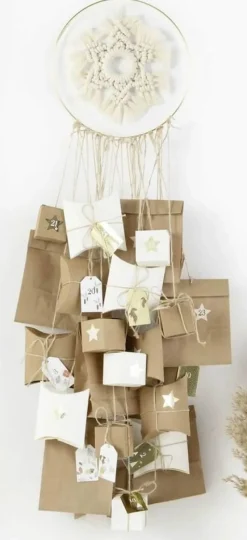 folia Bastelset Adventskalender Makramee