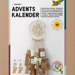 folia Bastelset Adventskalender Makramee