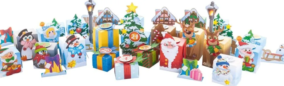 folia Bastelset Adventskalender Winterlandschaft