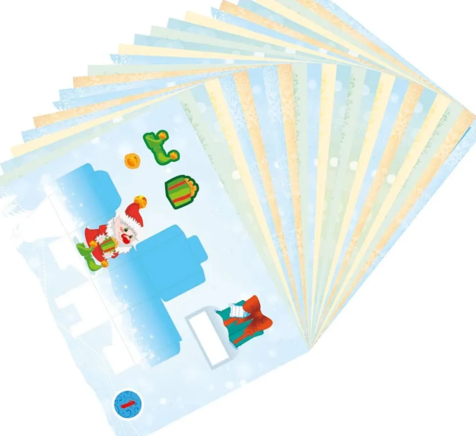 folia Bastelset Adventskalender Winterlandschaft