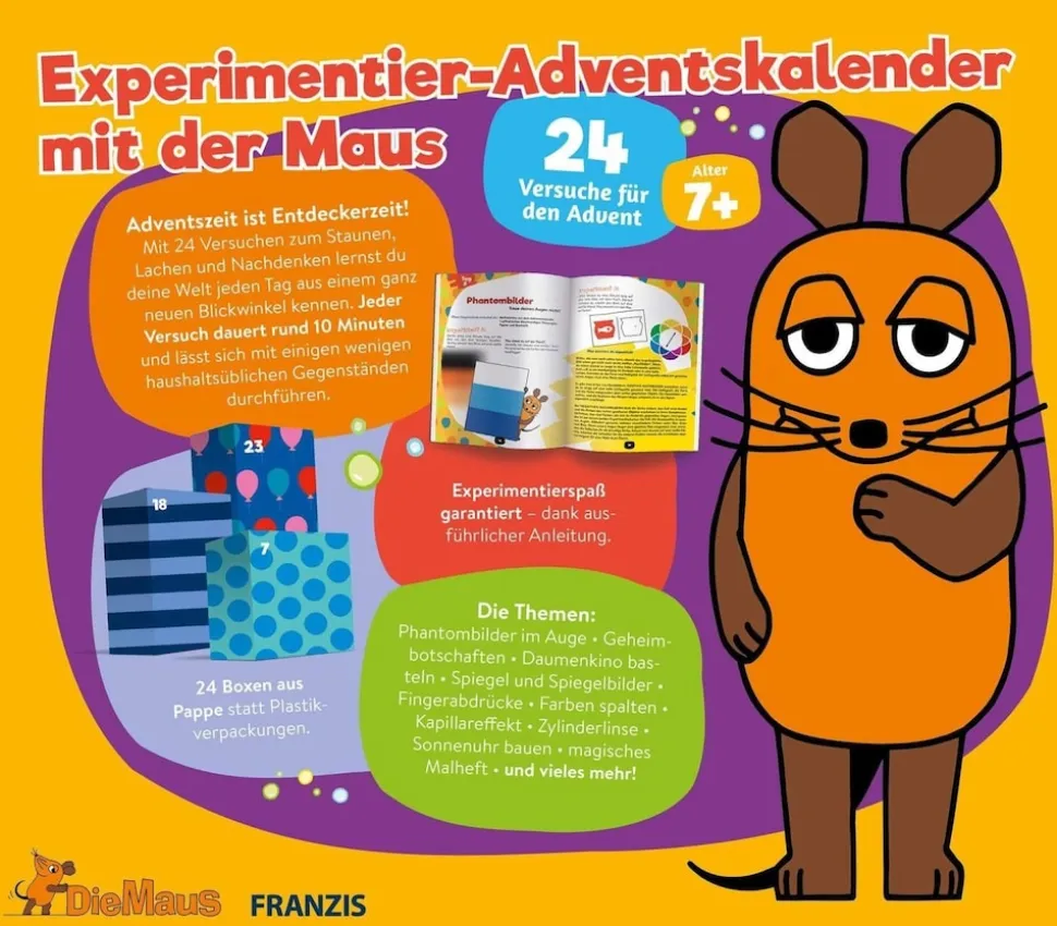 Franzis Verlag Experimentier mit der Maus Adventskalender