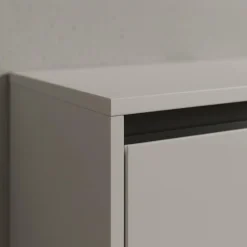 Hochschrank HAMBURG Soft-Close Modern 33x181x34 cm Steingrau