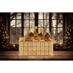 HTI-Living Adventsleuchter mit Adventskalender zum Befüllen