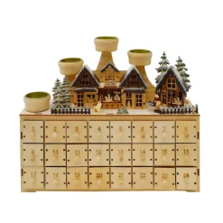 HTI-Living Adventsleuchter mit Adventskalender zum Befüllen