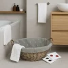 HTI-Living Aufbewahrungskorb 57 x 44 cm Weide
