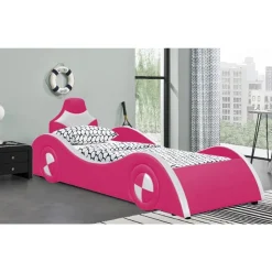 HTI-Living Autobett Pink/Weiß