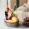 HTI-Living Beleuchtete Weihnachtsdeko Weihnachtswichtel mit Geschenk