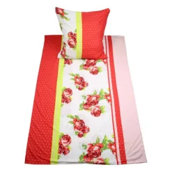 HTI-Living Bettwäsche 2-teiliges Set 135 x 200 rote Rosen