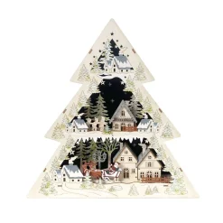 HTI-Living Leuchtspitze Weihnachtsmann zu Besuch