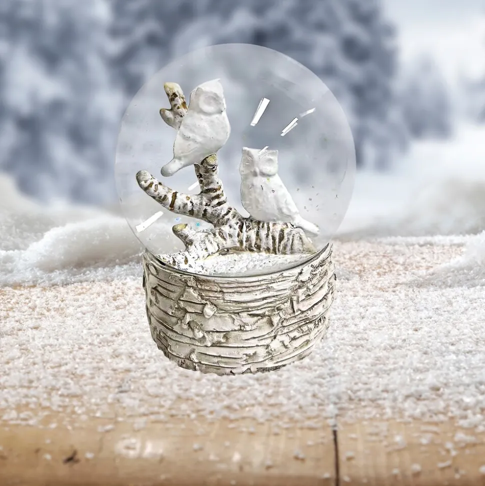 HTI-Living Schneekugel Eulen