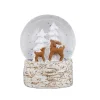 HTI-Living Schneekugel Rehfamilie