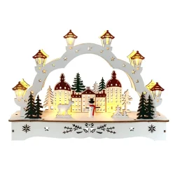 HTI-Living Schwibbogen Winterschloss