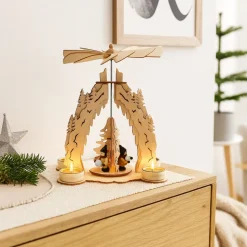 HTI-Living Tischpyramide Schneeball