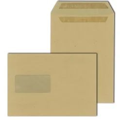 HTI-Living Versandtasche mit Fenster 500 St., selbstklebend DIN C5