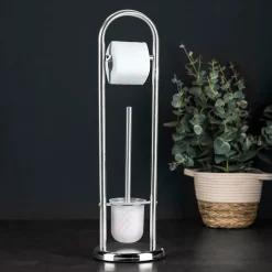 HTI-Living WC Garnitur Edelstahl