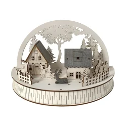 HTI-Living Weihnachtsszene beleuchtet Rehe