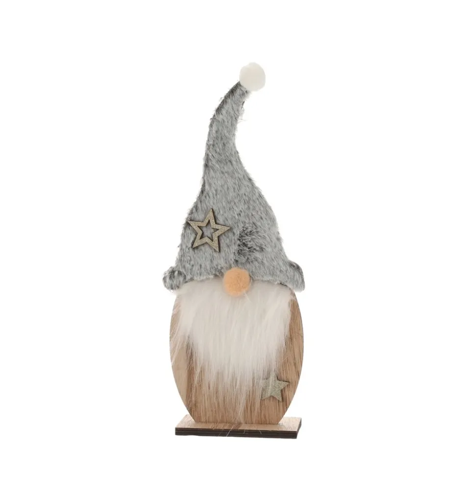 HTI-Living Wichtel auf Holzfuß 31 cm