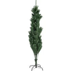 Juskys Weihnachtsbaum Talvi 180 cm hoch – künstlicher Tannenbaum aus PE-Kunststoff mit Metallständer