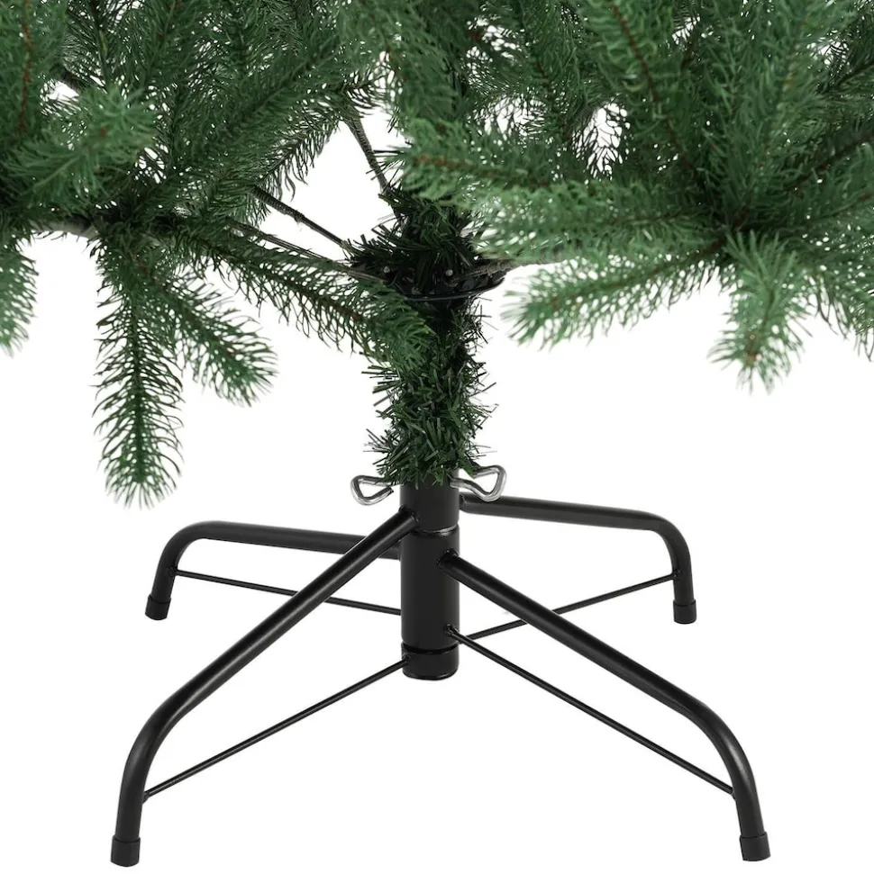 Juskys Weihnachtsbaum Talvi 180 cm hoch – künstlicher Tannenbaum aus PE-Kunststoff mit Metallständer
