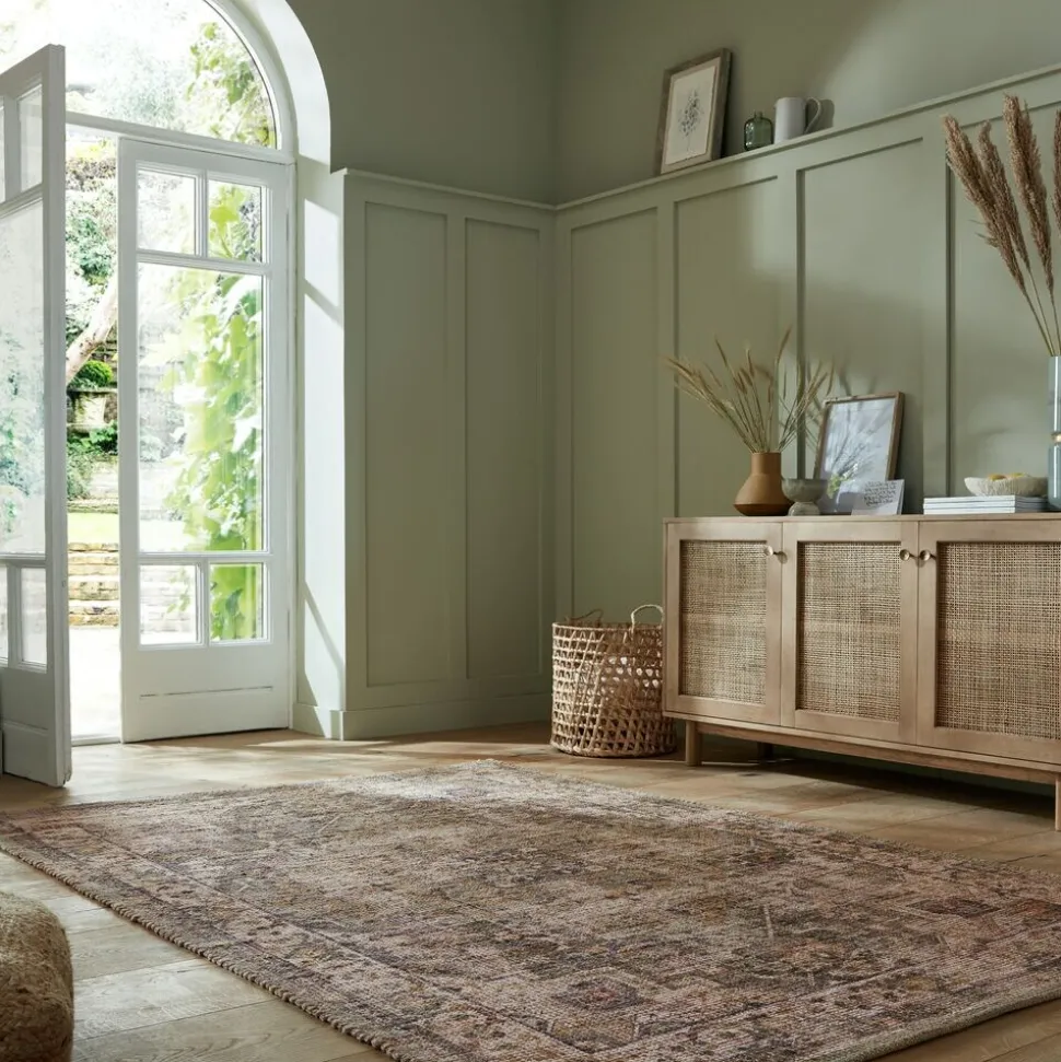 Jute-Teppich Orient Braun-Grün 120 x 170 cm - DEEPE | Kadima Design