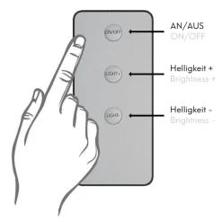 kalb | LED Funk-Controller Set Fernbedienung 12-24V 36-72W dimmbar kalb