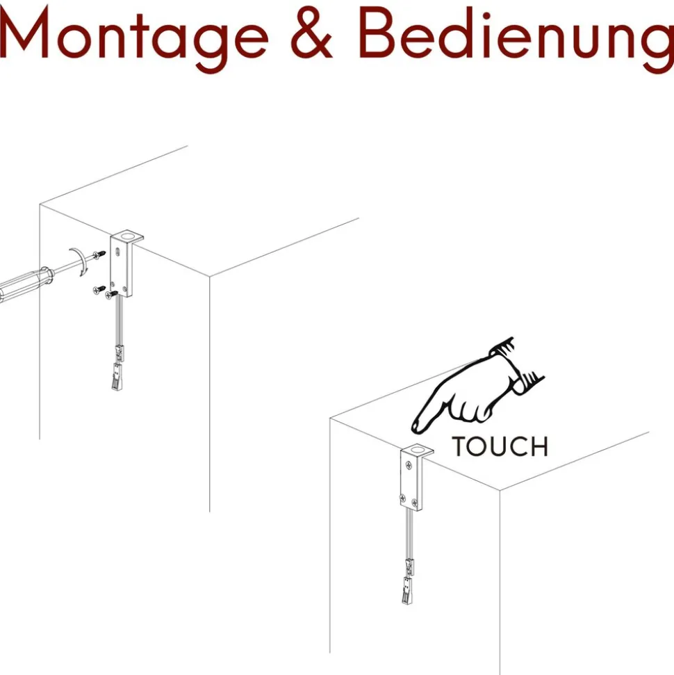 kalb | L-Schalter, Ein/Aus Dimmen, 200cm Ein- & Ausgangskabel, 12VDC, max. 3A